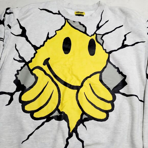 Chinatown Market x Smiley Originals Mens XXL Pullover Crewneck Sweatshirt EUC - Picture 5 of 8